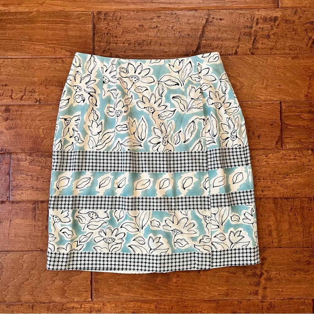 One Resource Vintage 100% Silk Skirt Size 12
